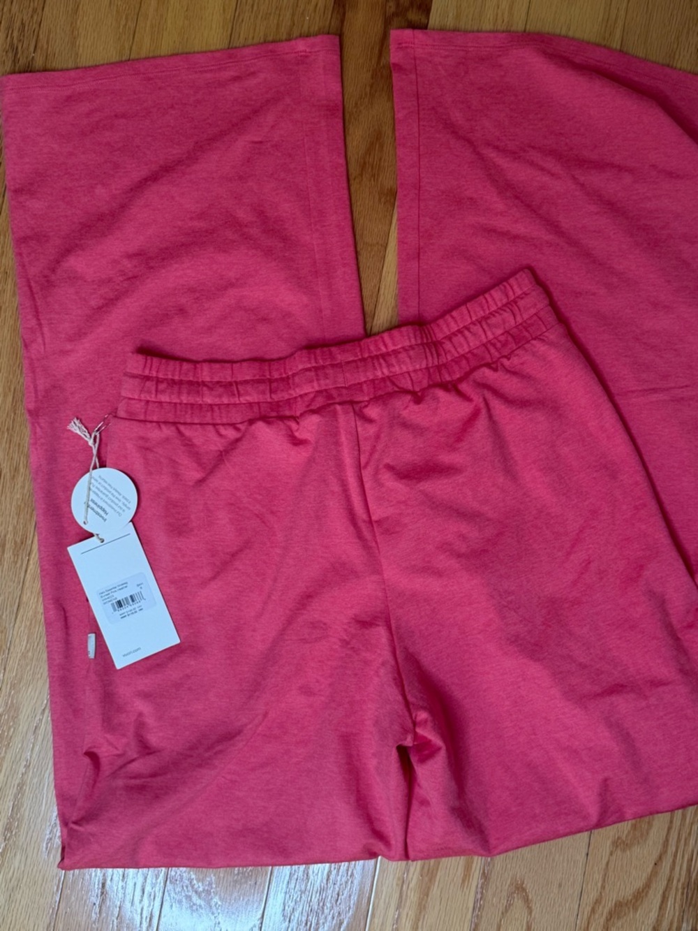 Vuori Halo Essential Wide Leg Pants, Sunset Pink Heather, size S NWT - Picture 7 of 7